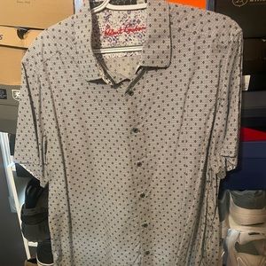 Robert Graham Grey Short Sleeve XL Button Up